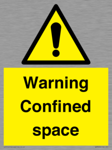 Warning Confined space